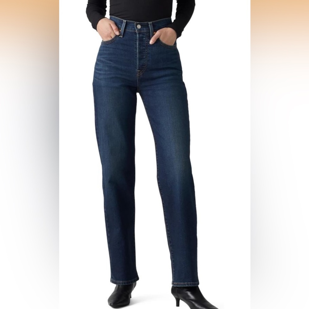Levi's Womens Ribcage Straight Full Length Jeans W31 L32